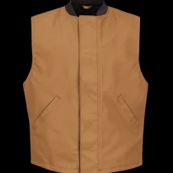 Red Kap Blended Duck Insulated Vest Brown Duck Outlet