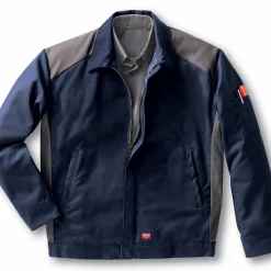 Red Kap Color Block Performance Crew Jacket Navy / Charcoal Best