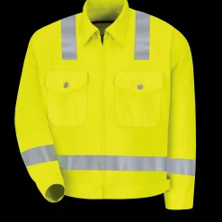 Red Kap Hi-Visibility Jacket - Type R Class 2 Fluorescent Yellow Outlet