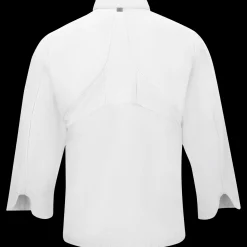 Red Kap Men's Chef Coat with OilBlok + MIMIX® White New