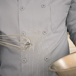 Red Kap Men's Chef Coat with OilBlok + MIMIX® White New