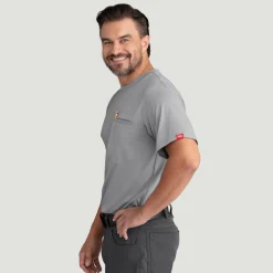 Red Kap Men's Cooling Short Sleeve Pocket Tee Gravel Online
