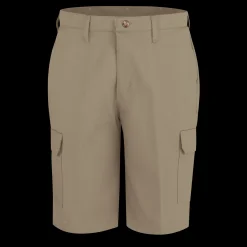 Red Kap Men's Cotton Cargo Shorts Khaki Clearance