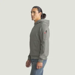 Red Kap Men's Fleece Pullover Hoodie Alloy Discount