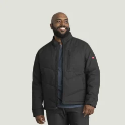 Red Kap Men's Insulated Quilted Work Jacket Obsidian Fashion