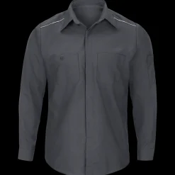 Red Kap Men's Long Sleeve Pro Airflow Work Shirt Charcoal Online