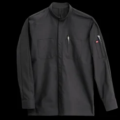 Red Kap Men's Long Sleeve Pro+ Work Shirt with OilBlok and MIMIX® Black Fashion