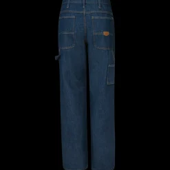 Red Kap Men's Loose Fit Dungaree Prewashed Indigo Hot