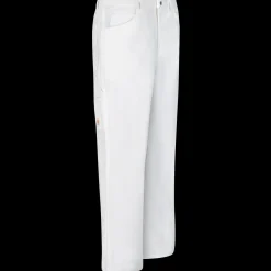 Red Kap Men's Painter Dungaree White New