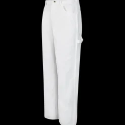 Red Kap Men's Painter Dungaree White New