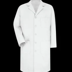 Red Kap Men's ® Lab Coat with Exterior Pocket White New