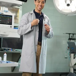 Red Kap Men's ® Lab Coat with Exterior Pocket White New