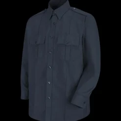 Red Kap Men's Sentinel Upgraded Long Sleeve Shirt Dark Navy Clearance