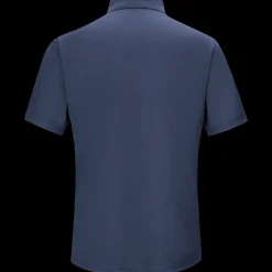 Red Kap Men's Short Sleeve Performance Knit® Gripper-Front Polo Navy Sale