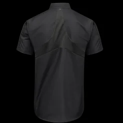 Red Kap Men's Short Sleeve Pro+ Work Shirt with OilBlok and MIMIX® Black Hot