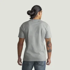 Red Kap Men's Slim Fit Cotton Pocket T-Shirt Alloy Heather Sale