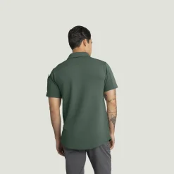 Red Kap Men's Snap Front Jersey Short Sleeve Work Shirt Dark Forest Online