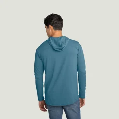 Red Kap Men's Sun Protection Pullover Hoodie Niagara Blue Sale