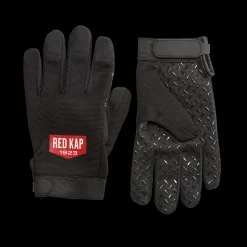 Red Kap Men’s Super Grip Mechanics Gloves Black Fashion