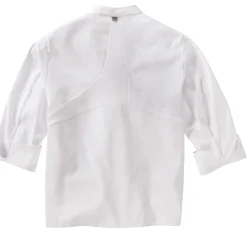 Red Kap Men's Ten Knot Button Chef Coat with OilBlok + MIMIX® White Best