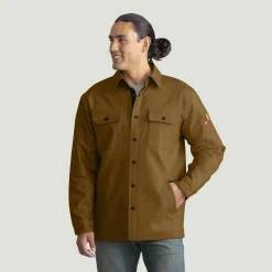 Red Kap Men's Water Repellent Shirt Jacket Rubber Sale