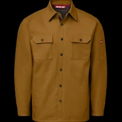 Red Kap Men's Water Repellent Shirt Jacket Rubber Sale