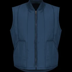 Red Kap Quilted Vest Navy Outlet