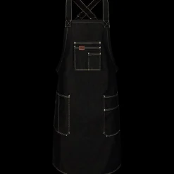 Red Kap Shop Apron Prewashed Black Clearance