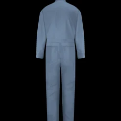 Red Kap Snap-front Cotton Coverall Postman Blue Sale