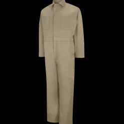 Red Kap Twill Action Back Coverall with Chest Pockets Khaki Online