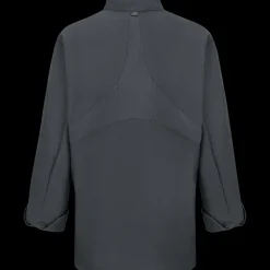 Red Kap Women's Chef Coat with OilBlok + MIMIX® Charcoal Sale