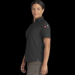 Red Kap Women's Cooling Short Sleeve Work Shirt Black Best