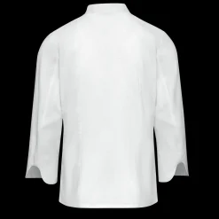 Red Kap Women's Deluxe Airflow Chef Coat White Fashion