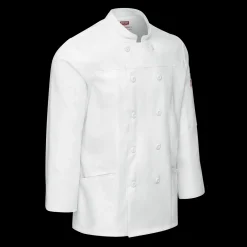 Red Kap Women's Deluxe Airflow Chef Coat White Fashion