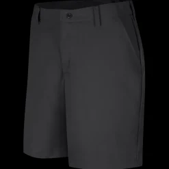 Red Kap Women's Plain Front Shorts Black New