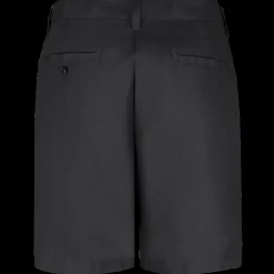Red Kap Women's Plain Front Shorts Black New