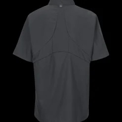 Red Kap Women's Short Sleeve Chef Coat with OilBlok + MIMIX® Charcoal Discount