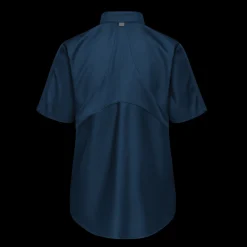 Red Kap Women's Short Sleeve Performance Pro+ Work Shirt with OilBlok + MIMIX® Navy Sale