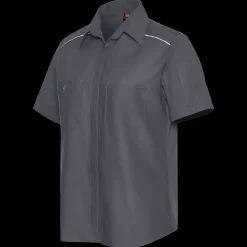 Red Kap Women's Short Sleeve Pro Airflow Work Shirt Charcoal Best