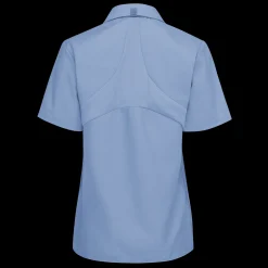 Red Kap Women's Short Sleeve Work Shirt with MIMIX® Light Blue Online
