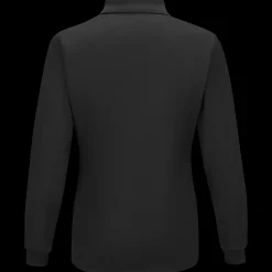 Red Kap Women's Long Sleeve Performance Knit® Polo Black New